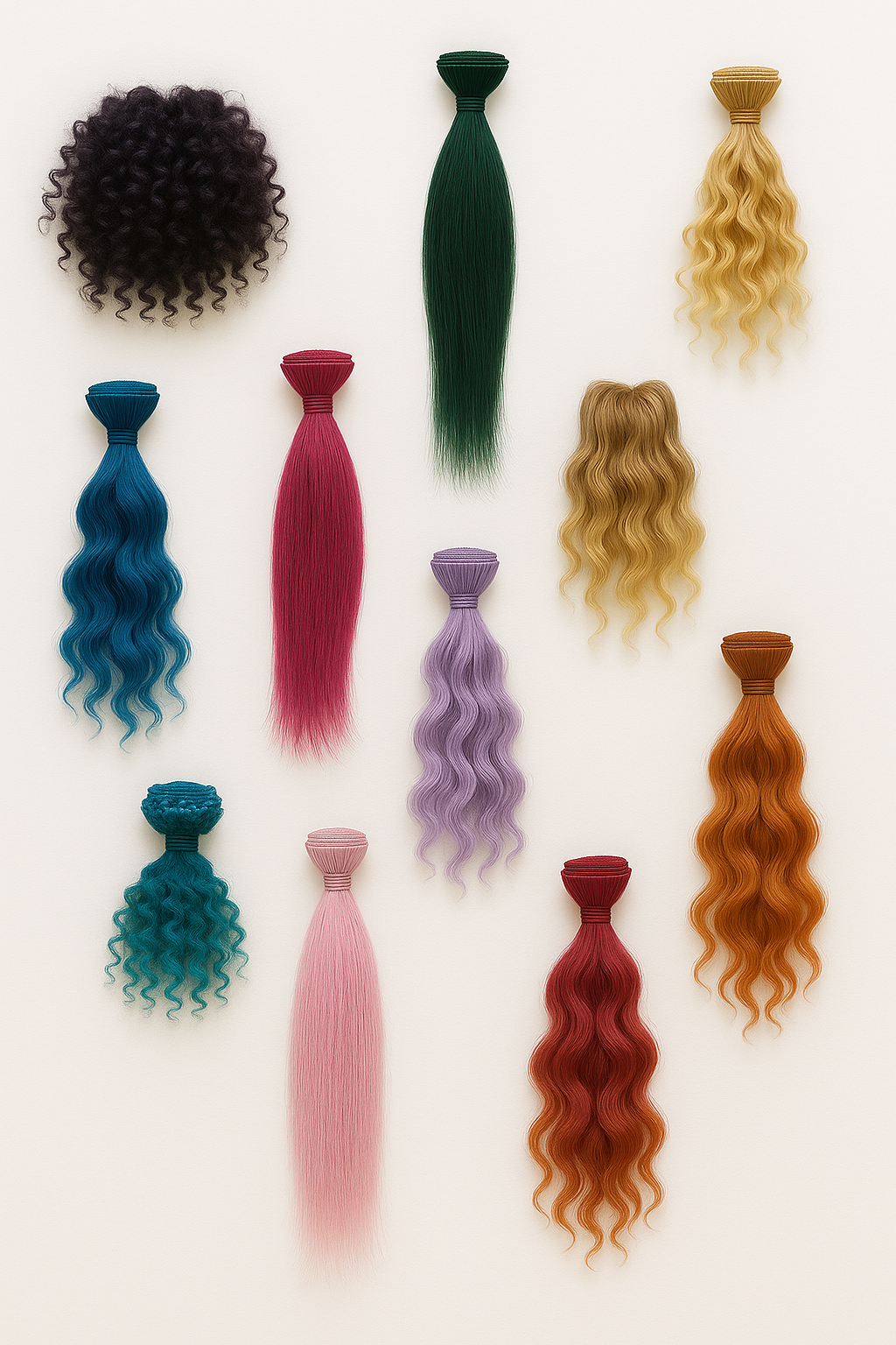 Colourful bundles layout